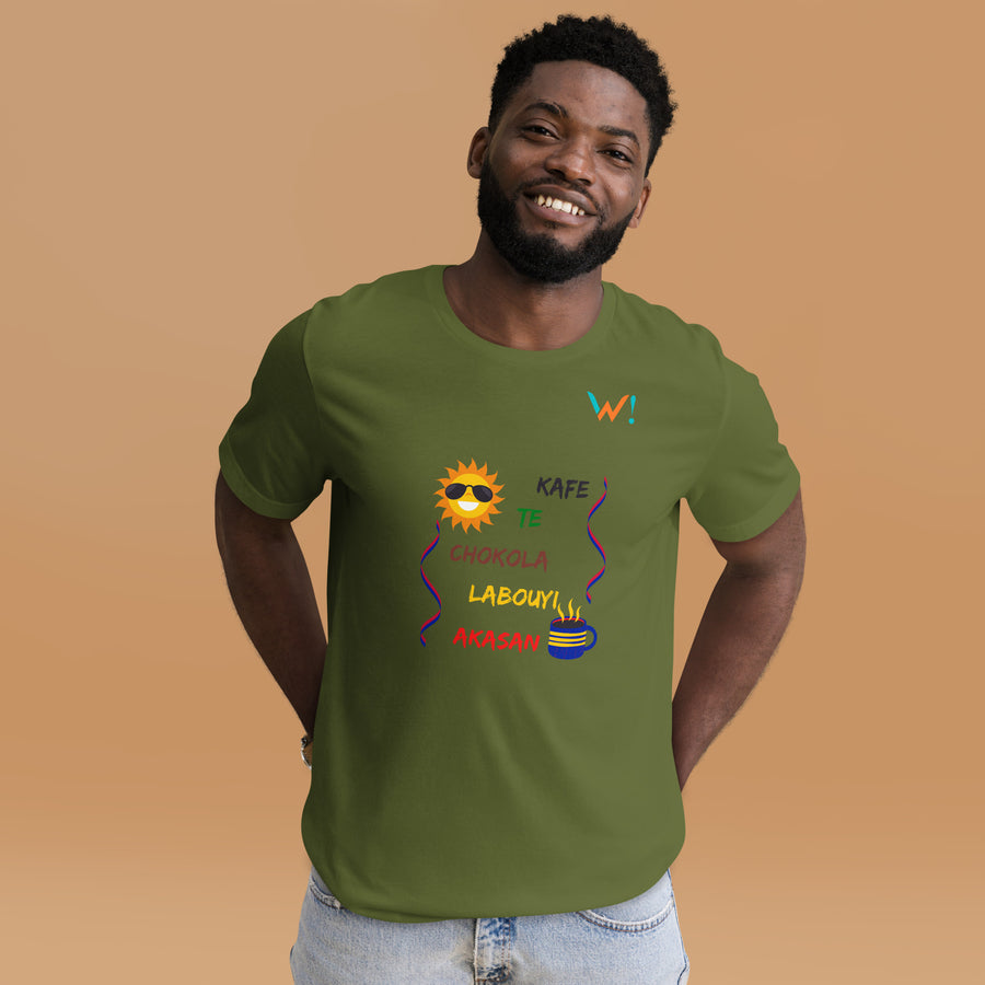 Kafe-te-Chokola _ Koleksyon Fridòdòy - Unisex t-shirt