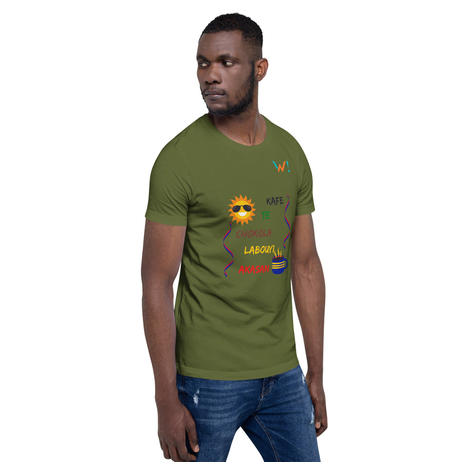 Kafe-te-Chokola _ Koleksyon Fridòdòy - Unisex t-shirt