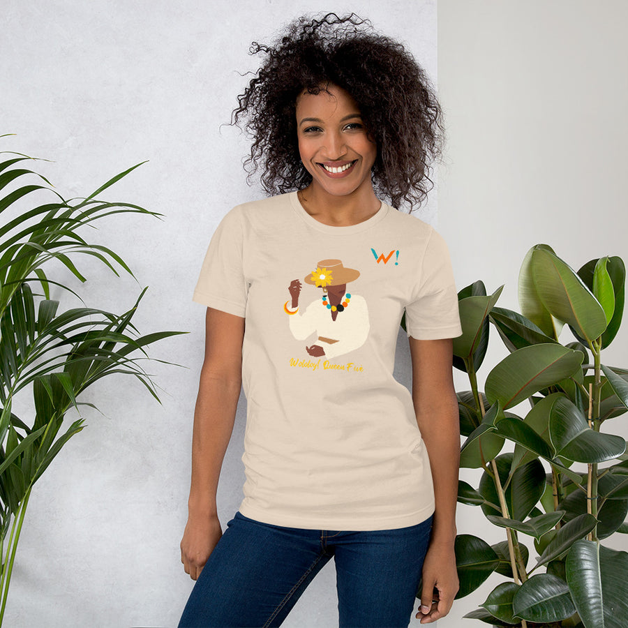 Yellow: " Wololoy! Queen Fivè " - Unisex T-shirt