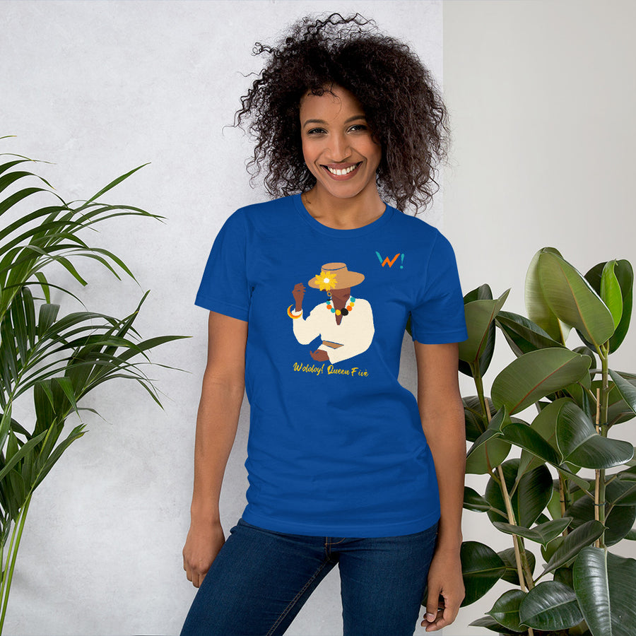 Yellow: " Wololoy! Queen Fivè " - Unisex T-shirt