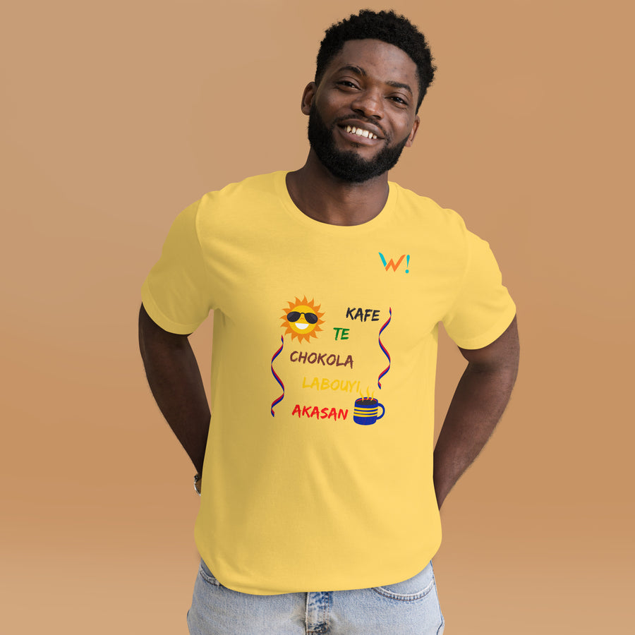 Kafe-te-Chokola _ Koleksyon Fridòdòy - Unisex t-shirt