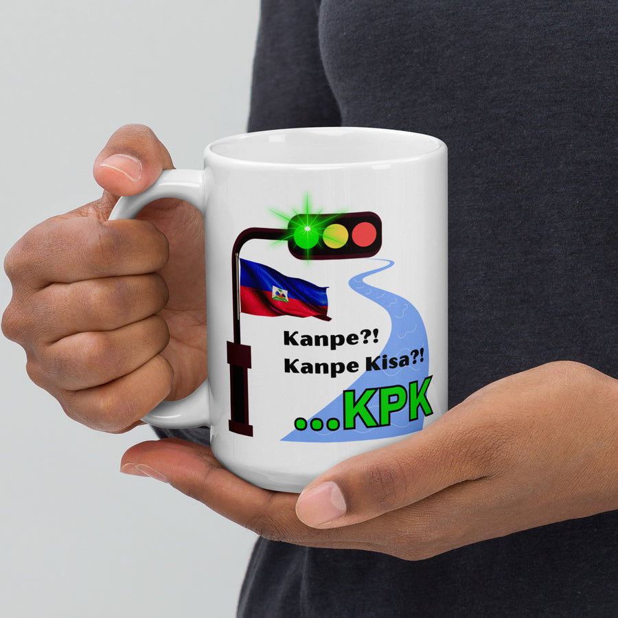 KPK 15oz White glossy mug