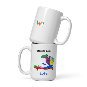 15 oz Mug: Lwès - Mwen se moun