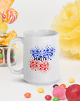 15 oz Mug: "Haïti" _ in free paint splash