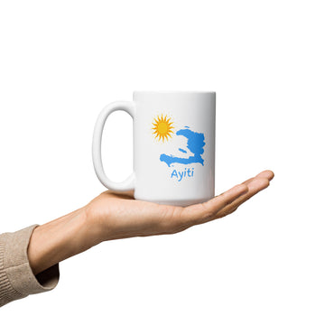 15 oz Mug: Light Blue _ Solèy Cho