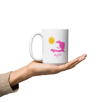 15 oz Mug: Bright Pink / Fuchsia _ Solèy Cho