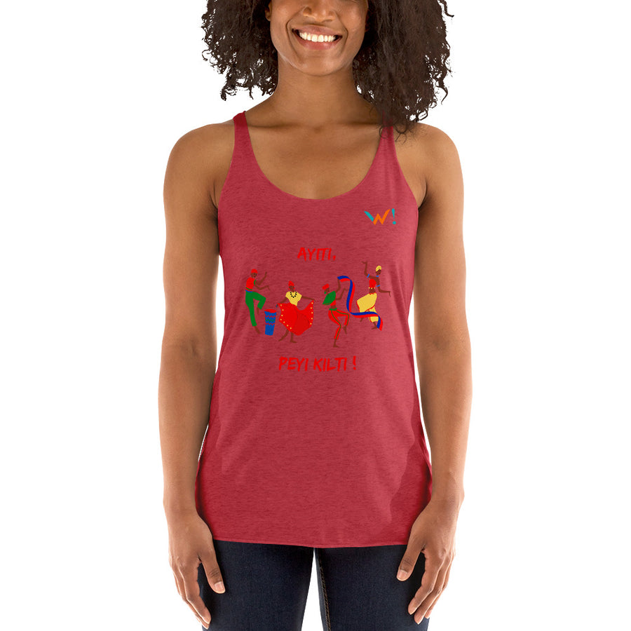 " Ayiti, Peyi Kilti! " - Women's Tank Top