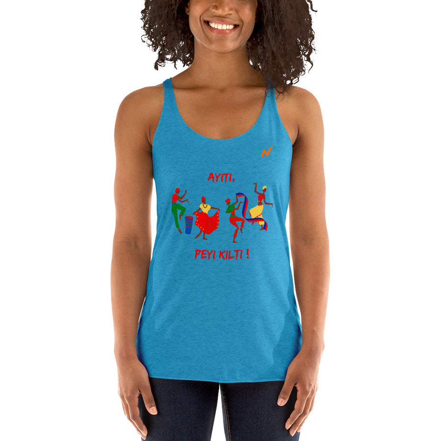 " Ayiti, Peyi Kilti! " - Women's Tank Top