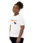 Black footprint: "Ti-Piti" Wololoy! kids/youth T-shirt